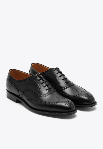 Shop Church's Chetwynd Calf Leather Brogues Shoes In Black