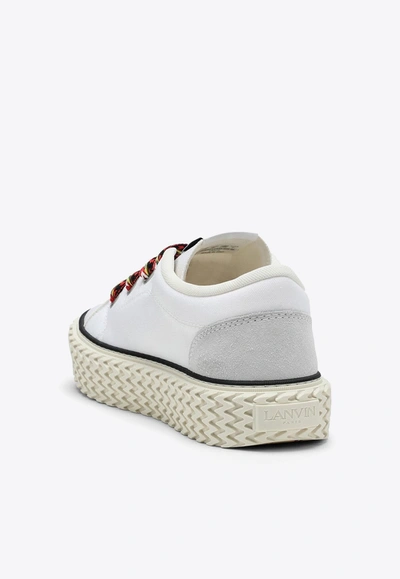 Shop Lanvin Curbies Low-top Sneakers In White