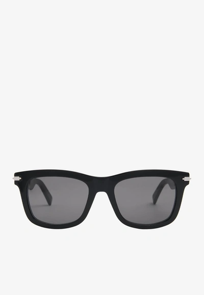 Shop Dior Blacksuit S11i Square Sunglasses In Gray