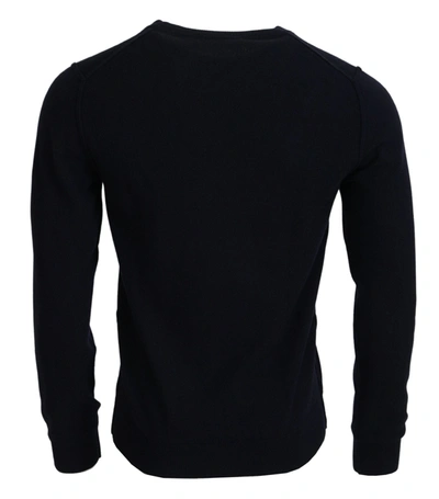 Shop Dolce & Gabbana Blue Cashmere Iit Print Pullover Women's Sweater