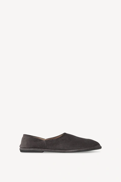 Shop The Row Men Canal Slip On Shoes In Slate