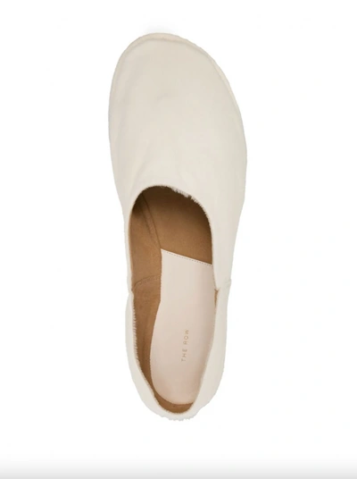 Shop The Row Women Canal Slip On Shoes In Milk Milk