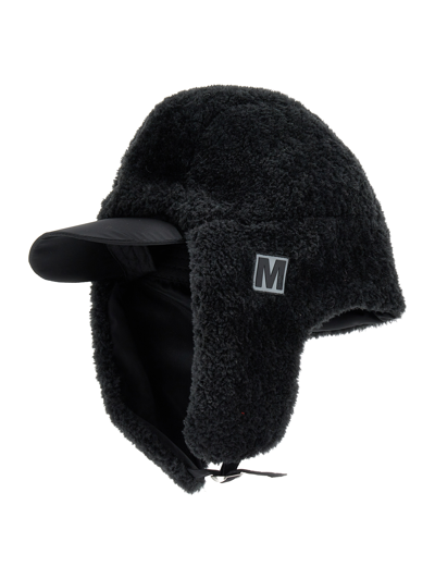 Shop Monnalisa Chapka Style Hat In Black