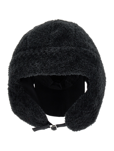 Shop Monnalisa Chapka Style Hat In Black