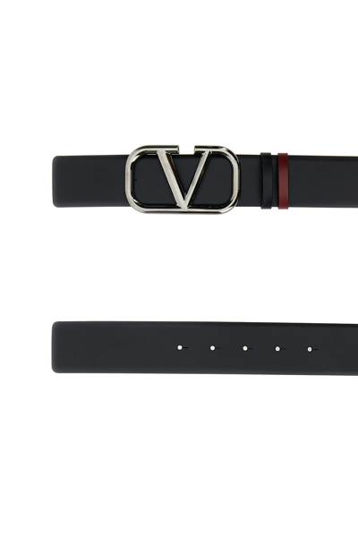 Valentino Reversible Leather Signature Belt