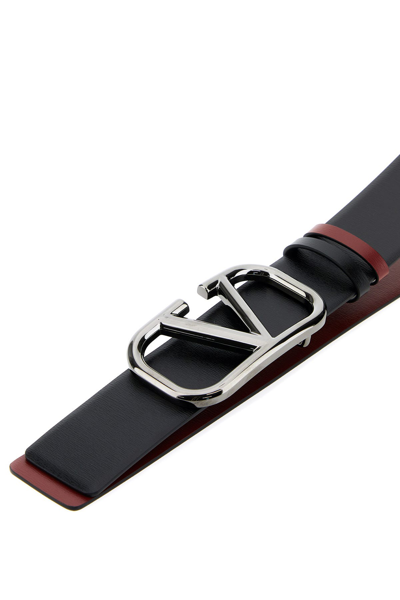 Valentino Reversible Leather Signature Belt