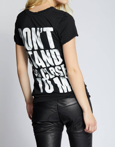 Shop Recycled Karma The Police So Close Tee In Black