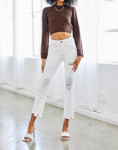 Shop Kancan High Rise Lightning Jean In White