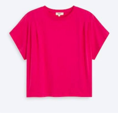 Suncoo Massy Tee In Bright Pink