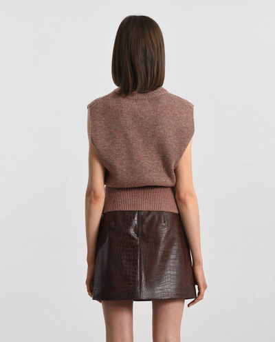 Shop Molly Bracken Falling For You Sweater In Light Brown