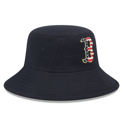 Shop New Era Navy Boston Red Sox 2023 Fourth Of July Bucket Hat