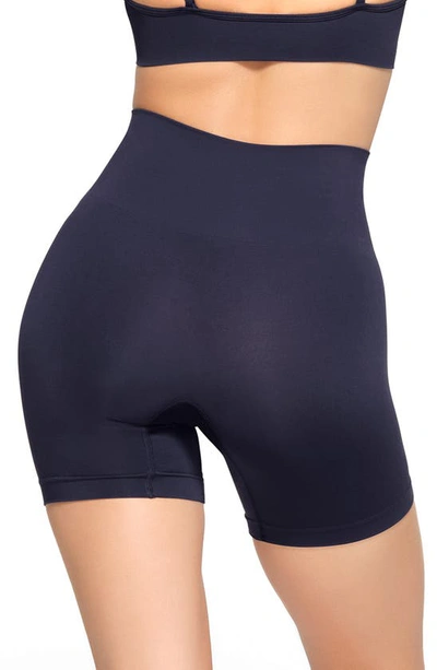 Skims Soft Smoothing Shorts In Navy