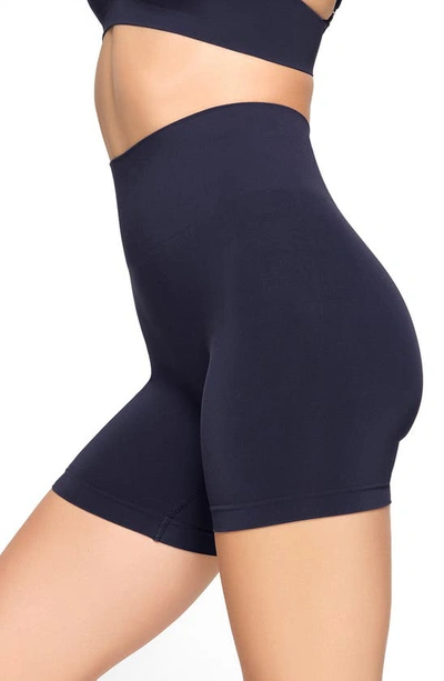 Skims Soft Smoothing Shorts In Navy