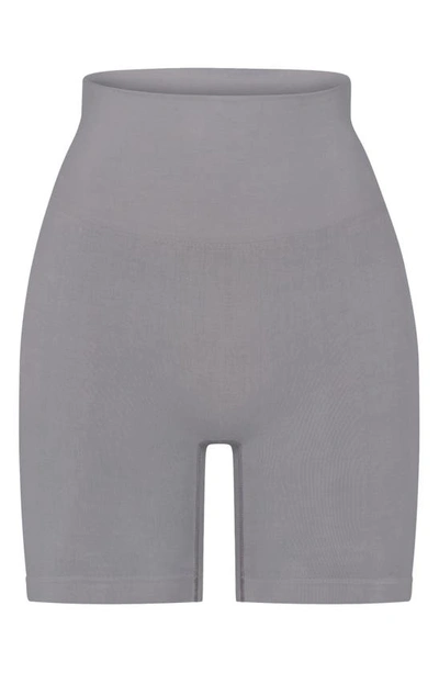 Shop Skims Soft Smoothing Seamless Shorts In Pacific