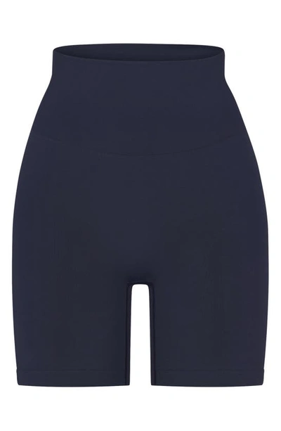 Skims Soft Smoothing Shorts In Navy