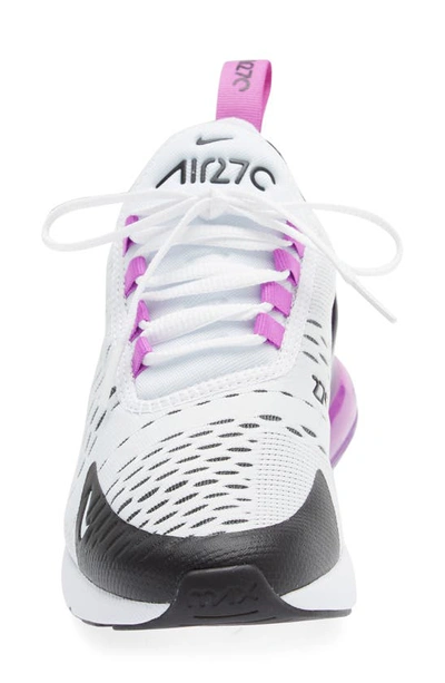 Shop Nike Air Max 270 Sneaker In White/ Black/ Fuchsia Dream