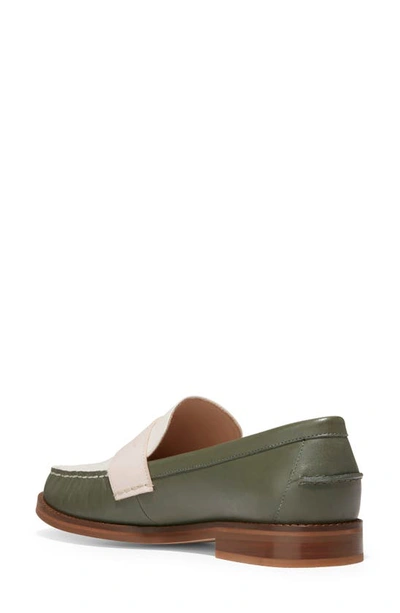 Shop Cole Haan Lux Pinch Penny Loafer In Tea Leaf Leather