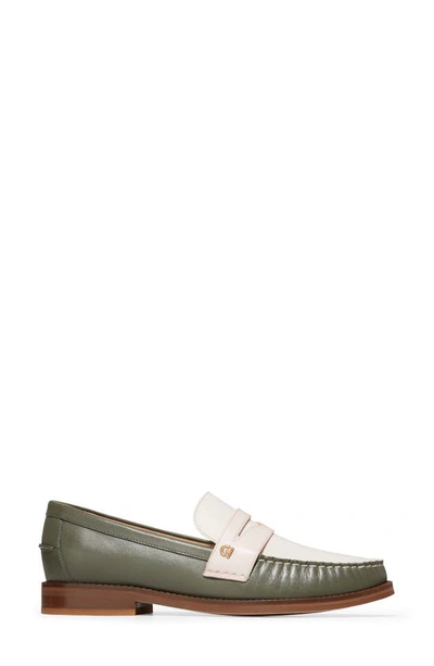 Shop Cole Haan Lux Pinch Penny Loafer In Tea Leaf Leather