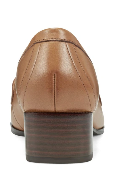 Shop Easy Spirit Drew Block Heel Tassel Loafer In Medium Brown