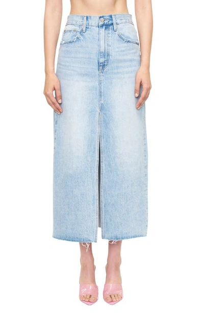 Shop Pistola Alice Denim Maxi Skirt In Brooklyn