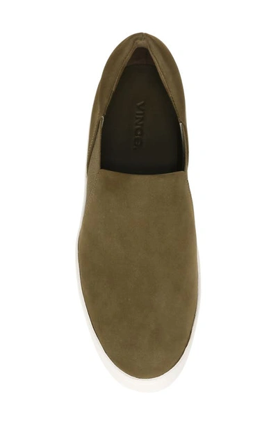 Shop Vince Warren Platform Slip-on Sneaker In Antiqueolive