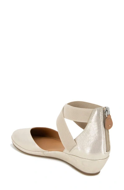 Shop Gentle Souls By Kenneth Cole Gentle Souls Signature Noa Elastic Strap D'orsay Sandal In Ice