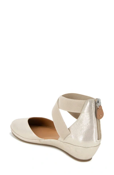 Gentle Souls By Kenneth Cole Gentle Souls Signature Noa Elastic Strap D'orsay Sandal In Ice