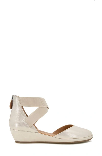 Gentle Souls By Kenneth Cole Gentle Souls Signature Noa Elastic Strap D'orsay Sandal In Ice