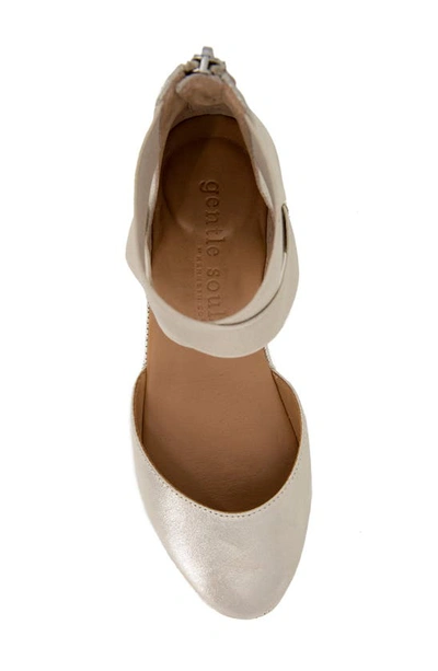 Gentle Souls By Kenneth Cole Gentle Souls Signature Noa Elastic Strap D'orsay Sandal In Ice