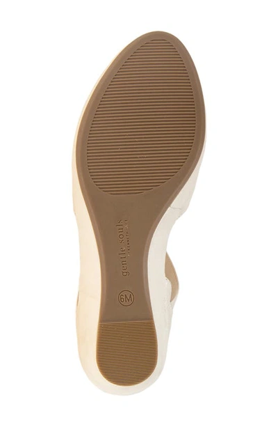 Shop Gentle Souls By Kenneth Cole Gentle Souls Signature Noa Elastic Strap D'orsay Sandal In Ice