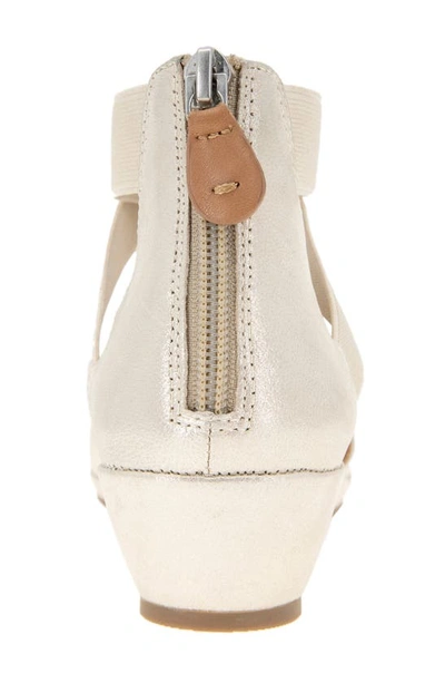 Gentle Souls By Kenneth Cole Gentle Souls Signature Noa Elastic Strap D'orsay Sandal In Ice