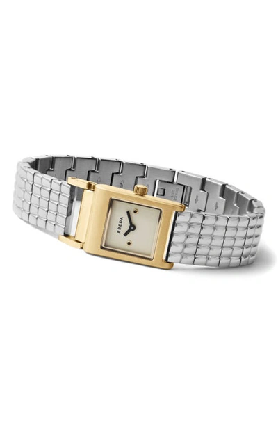 Shop Breda Revel Bracelet Watch, 18mm In Silver And Gold