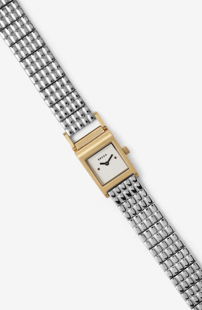 Shop Breda Revel Bracelet Watch, 18mm In Silver And Gold