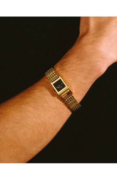 Shop Breda Revel Bracelet Watch, 18mm In Gold And Black