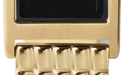 Breda Revel Watch, 18mm In Gold And Black