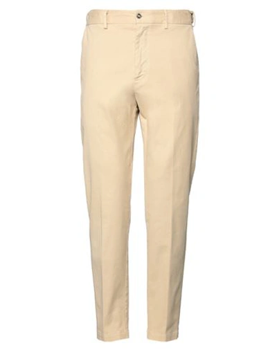 Shop As You Are Man Pants Beige Size 36 Cotton, Elastane