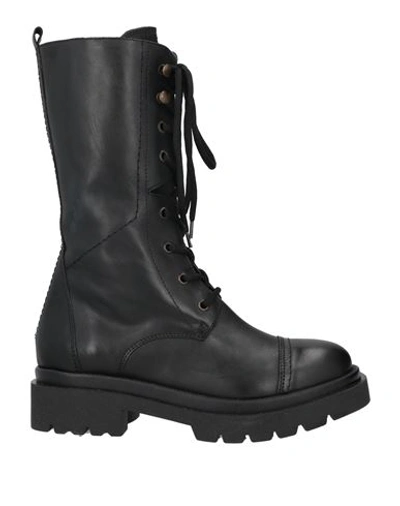 Shop Paola Ferri Woman Boot Black Size 7 Leather