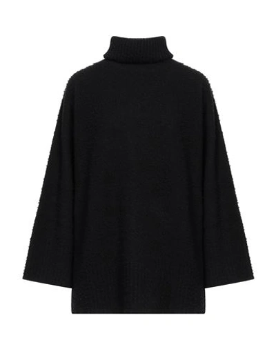 Shop Scaglione Woman Turtleneck Black Size Xs Merino Wool