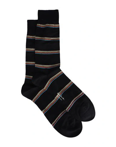 Shop Paul Smith Man Socks & Hosiery Black Size Onesize Organic Cotton, Polyamide, Elastane