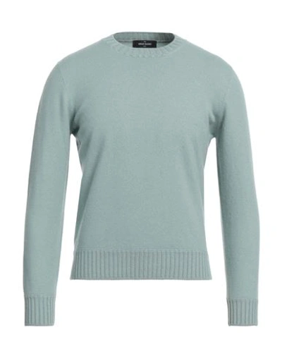 Shop Gran Sasso Man Sweater Sage Green Size 36 Cashmere