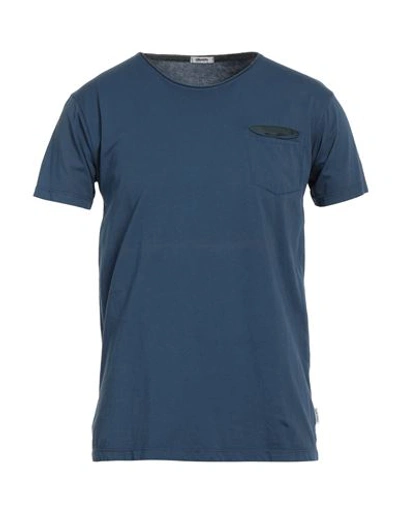 Shop Stilosophy Man T-shirt Blue Size Xl Cotton