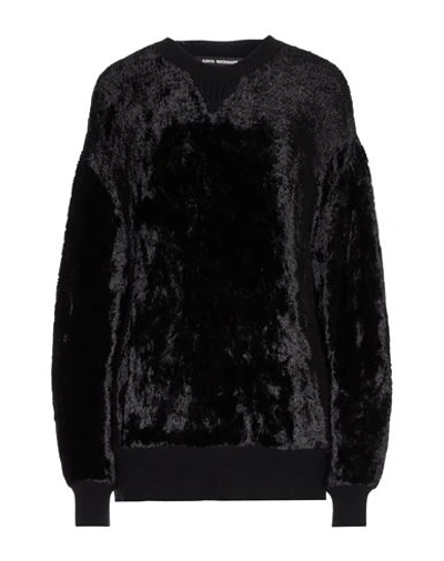 Junya Watanabe Comme Des Garçons Woman Sweater Black Size M Rayon, Wool, Nylon In Black