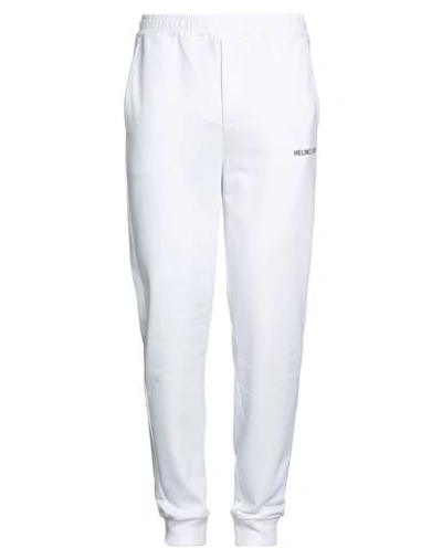 Helmut Lang Man Pants White Size Xl Cotton In White