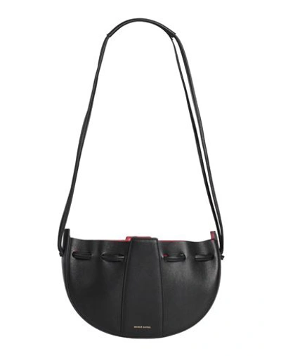 Shop Mansur Gavriel Woman Shoulder Bag Black Size - Soft Leather