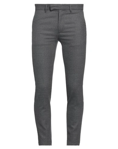 Shop Mauro Grifoni Grifoni Man Pants Steel Grey Size 28 Virgin Wool, Elastane