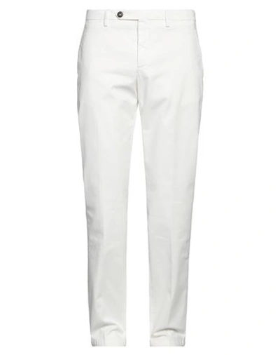 Shop Sparvieri Man Pants White Size 28 Cotton, Elastane
