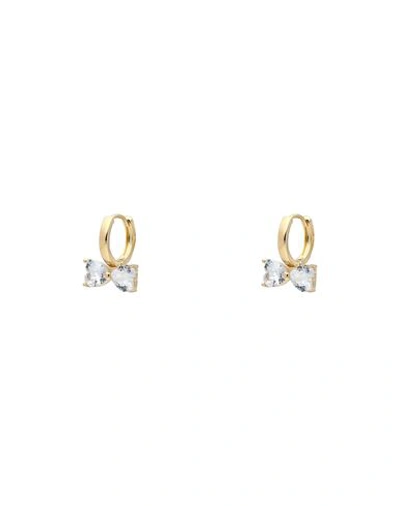Shop Taolei Woman Earrings Gold Size - Crystal