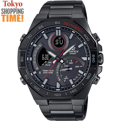 Pre-owned Casio Edifice Ecb-950ydc-1ajf Bluetooth Mobile Solar Analog Digital Men Watch