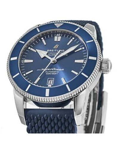 Pre-owned Breitling Superocean Heritage Automatic 46 Blue Men's Watch Ab2020161c1s1