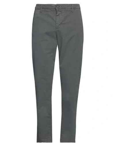 Shop Rar Man Pants Lead Size 38 Cotton, Elastane In Grey